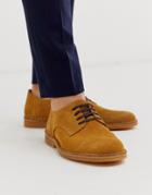 Selected Homme Suede Shoes In Tan - Tan
