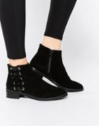 Asos All Turn Chelsea Leather Ankle Boots - Black