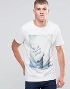 Jack And Jones T-shirt With Crew Neck And Graphic Print - White