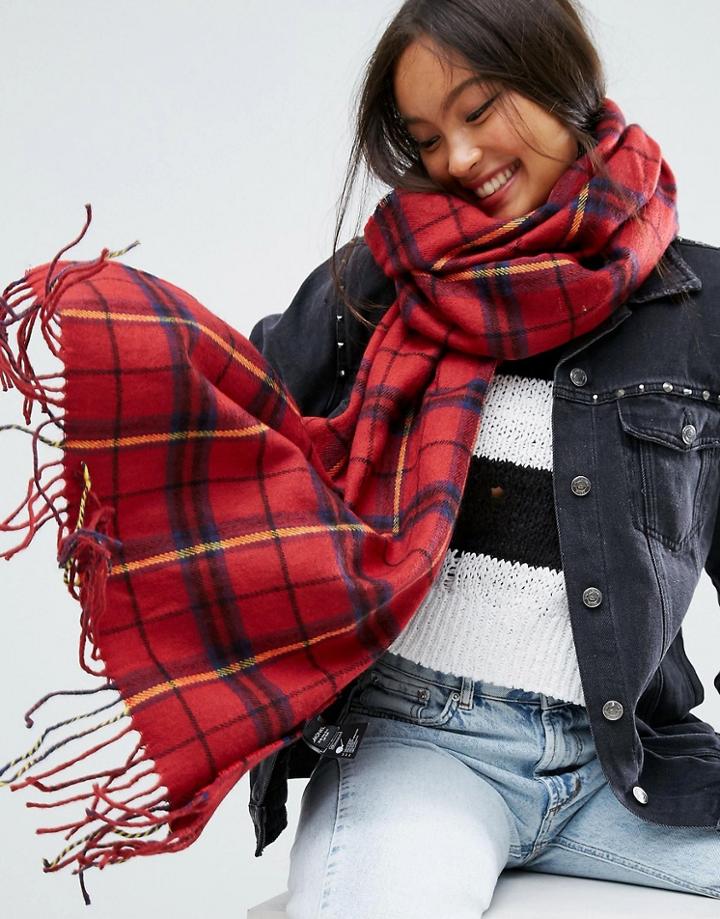 Monki Scarf - Red