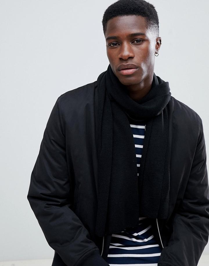 New Look Scarf In Black - Black