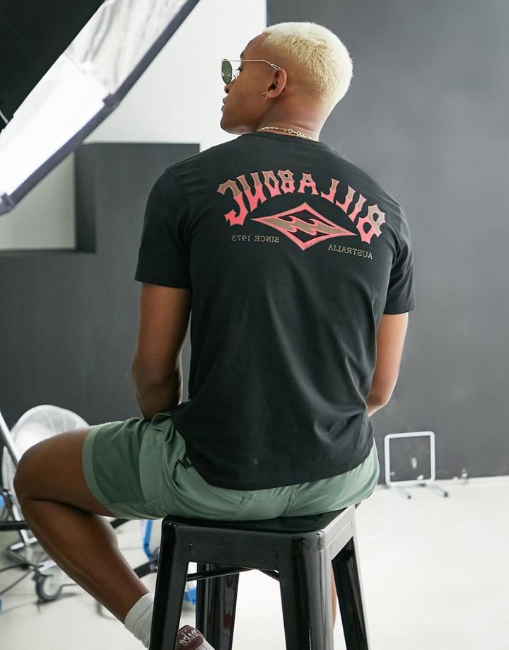 Billabong Theme Arch T-shirt In Black
