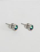 Simon Carter Swarovski Crystal Earrings With Stainless Steel Setting - Silver