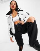 Tommy Hilfiger X Timberland Transparent Cropped Puffer In White