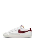 Nike Blazer Low '77 Vntg Sneakers In White/team Red
