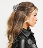 Designb London Exclusive Hair Claw Clip In Houndstooth Print-multi