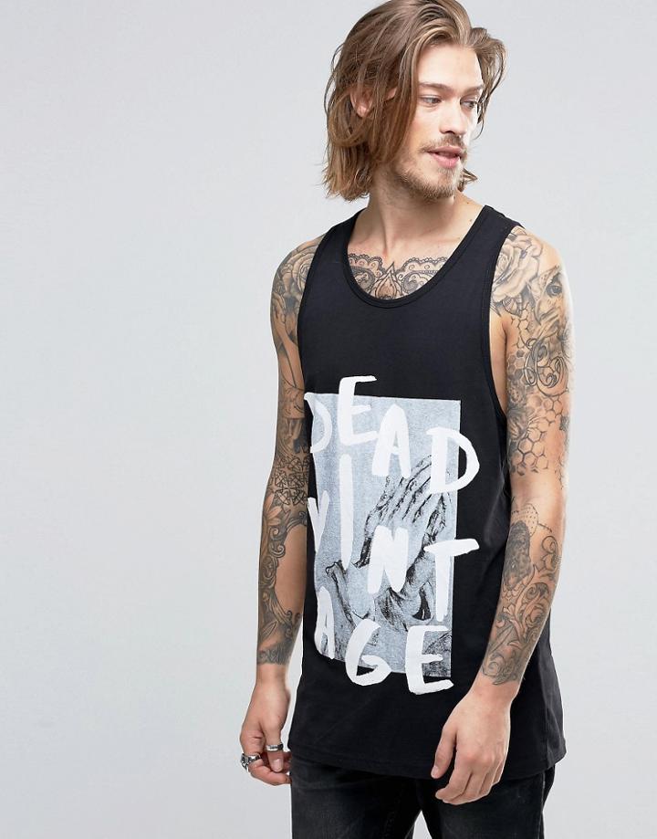 Dead Vintage Prayer Vest - Black