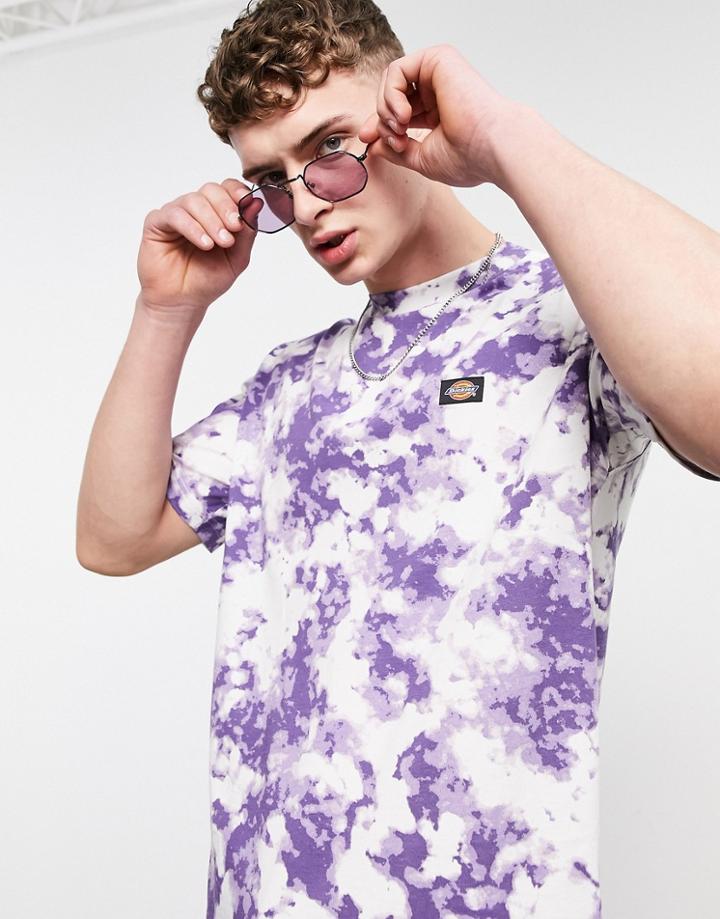 Dickies Sunburg Tie-dye T-shirt In Purple
