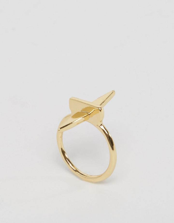 Ashiana Pointed Ring - Gold