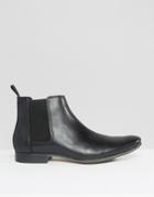Frank Wright Leather Chelsea Boots - Black