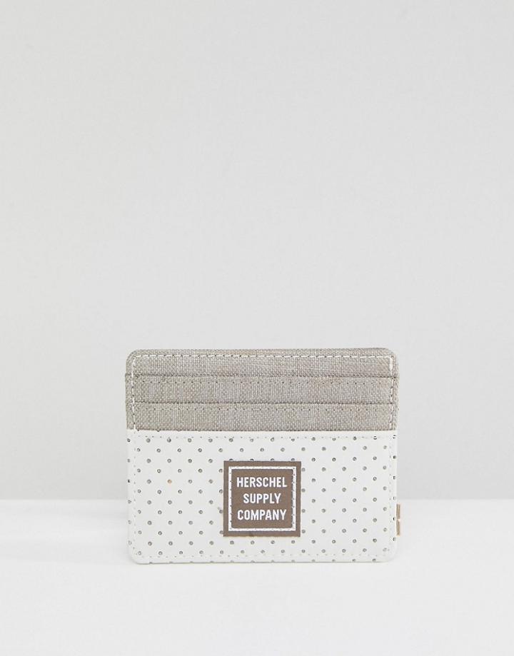 Herschel Supply Co Felix Aspect Card Holder With Rfid - Beige