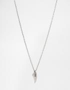 Seven London Tooth Necklace In Silver - Silver