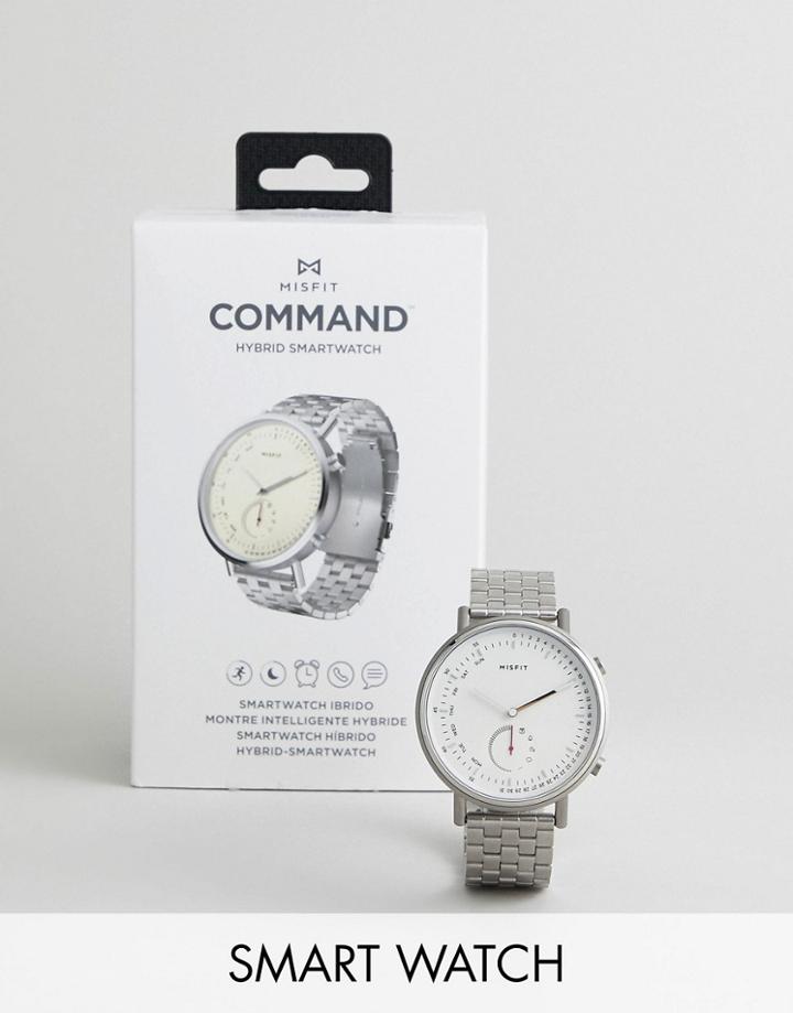 Misfit Mis5018 Command Hybrid Bracelet Smart Watch In Silver - Silver