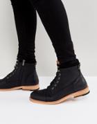 Call It Spring Rosciolo Lace Up Boots In Black - Black