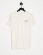 Ripndip Nerm Logo T-shirt In Beige-neutral