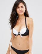 Pour Moi Bahamas Halter Bikini Top - White