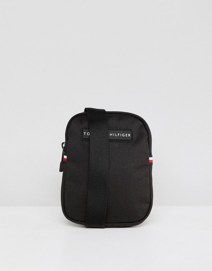 Tommy Hilfiger Compact Crossover Bag In Black - Black