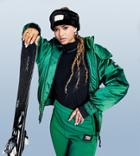 Asos 4505 Ski Puffer Jacket With Hood-green
