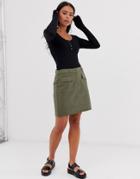 Noisy May Utility Skirt-green