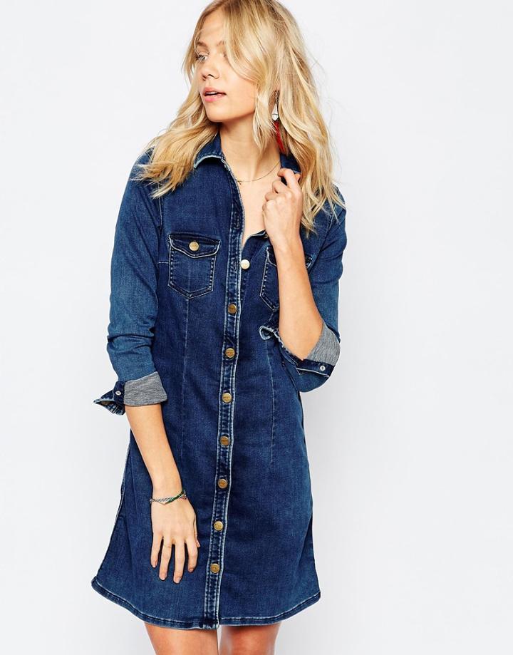 Pepe Jeans Denim Dress - Blue