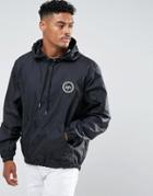 Hype Overhead Windbreaker In Black - Black