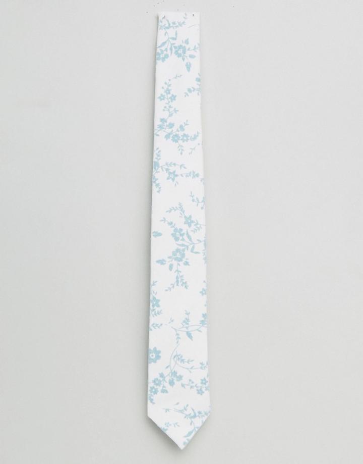 Noose & Monkey Wedding Tie - White