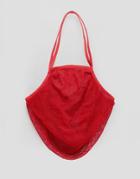 Asos Beach String Bag In Red - Red