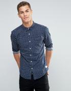 Esprit All Over Ditsy Print Shirt - Navy