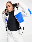 Surfanic Flore Technical Padded Ski Jacket In Blue