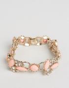 Oasis Vintage Style Bracelet - Light Pink