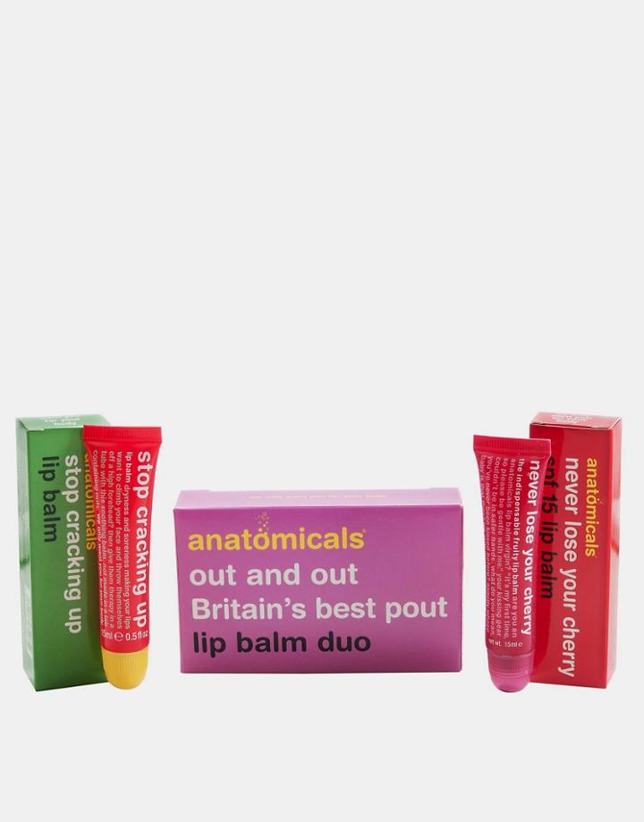 Anatomicals Lip Balm Duo 2 X 15ml - Clear