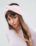 Asos Knitted Headband - Pink