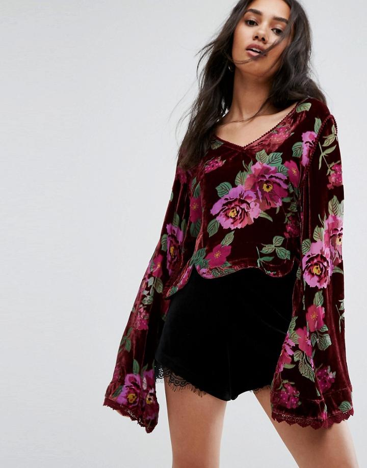 Rahi Cali Bouquet Burnout Top - Multi