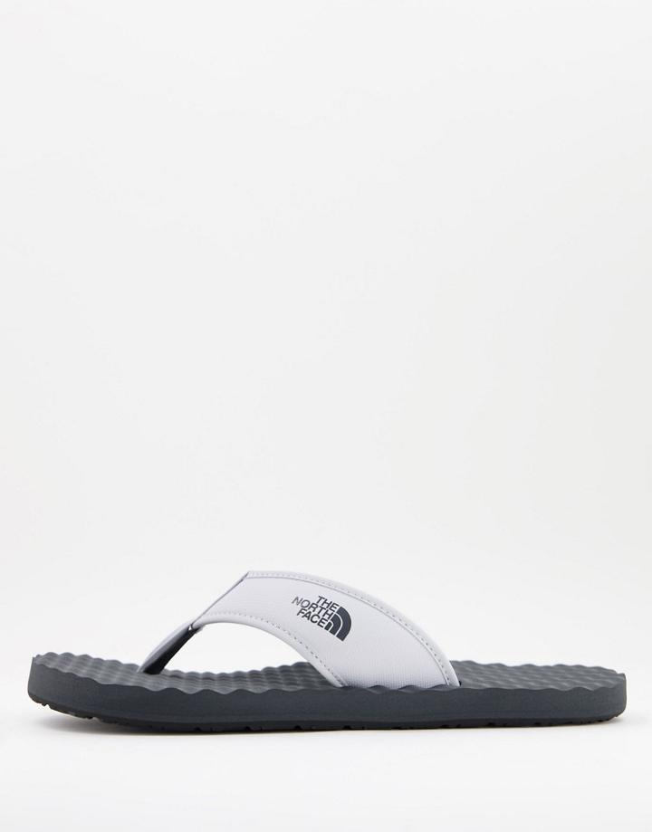 The North Face Base Camp Flip Flops In Gray-grey