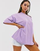 Public Desire Oversized T-shirt-purple