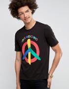 Love Moschino Peace T-shirt - Black