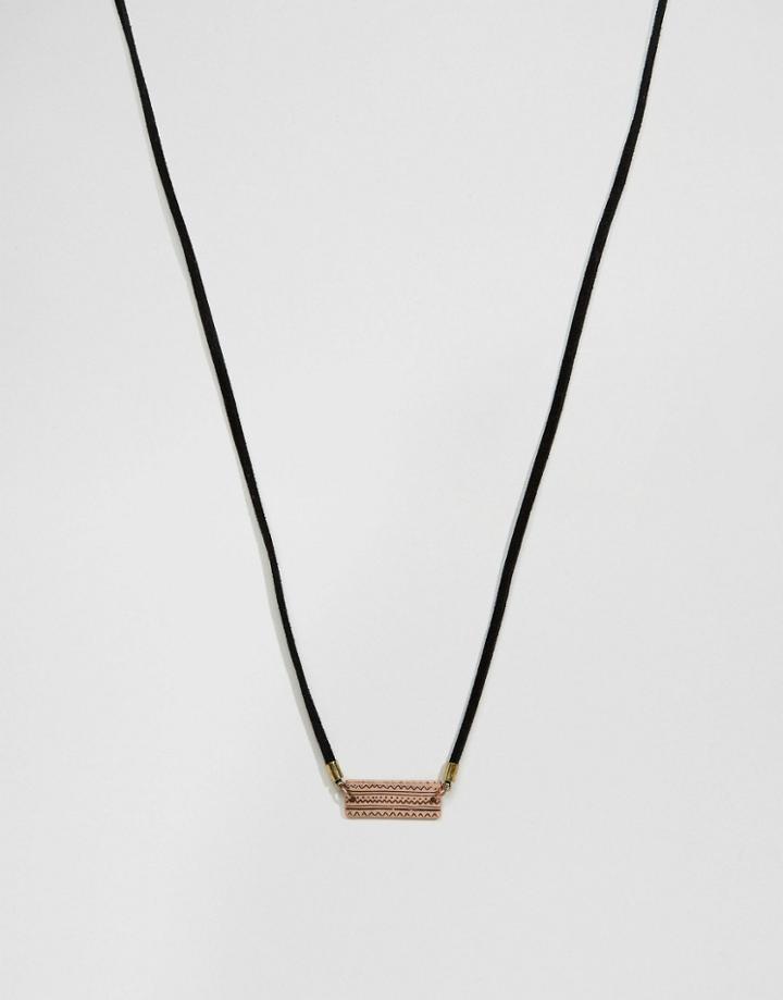 Classics 77 Jays Logo Necklace - Black