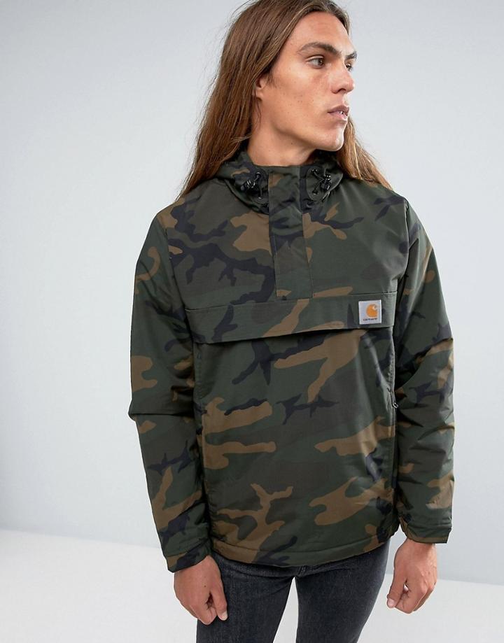 Carhartt Wip Nimbus Overhead Jacket In Camo - Green