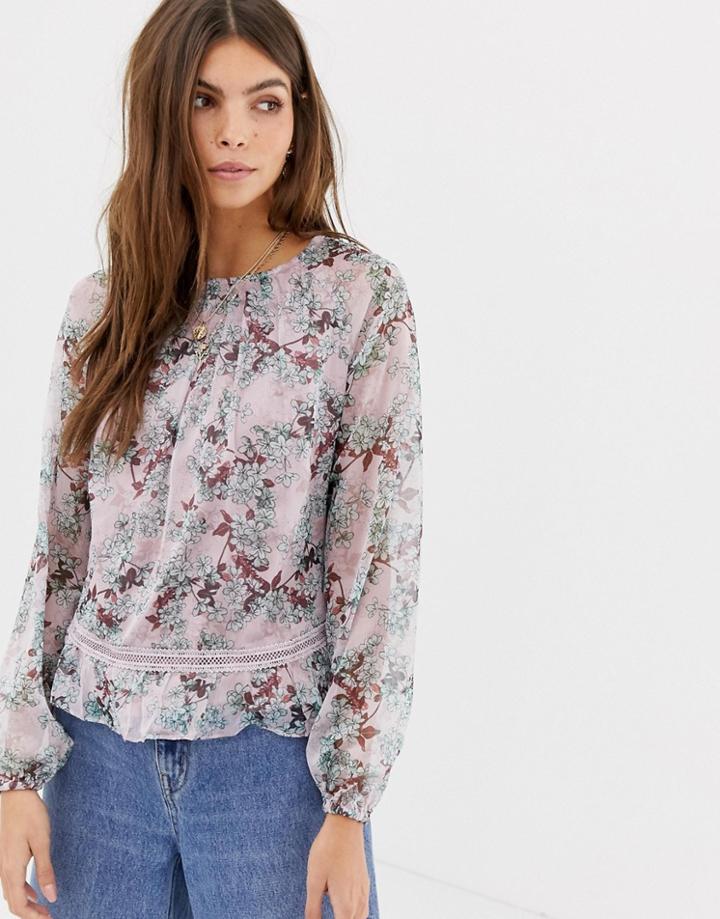 Glamorous Floral Blouse