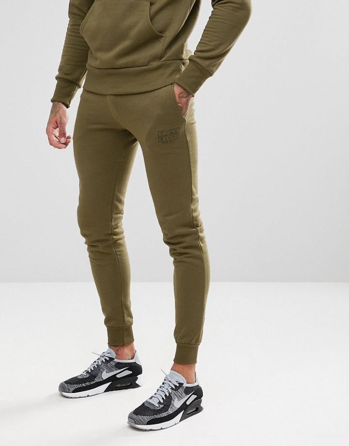 Friend Or Faux Decked Slim Fit Joggers - Green