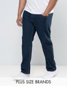 Loyalty And Faith Plus Straight Fit Konfer Jeans - Blue