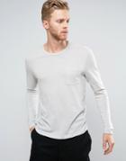 Selected Homme Long Sleeve Top - Gray
