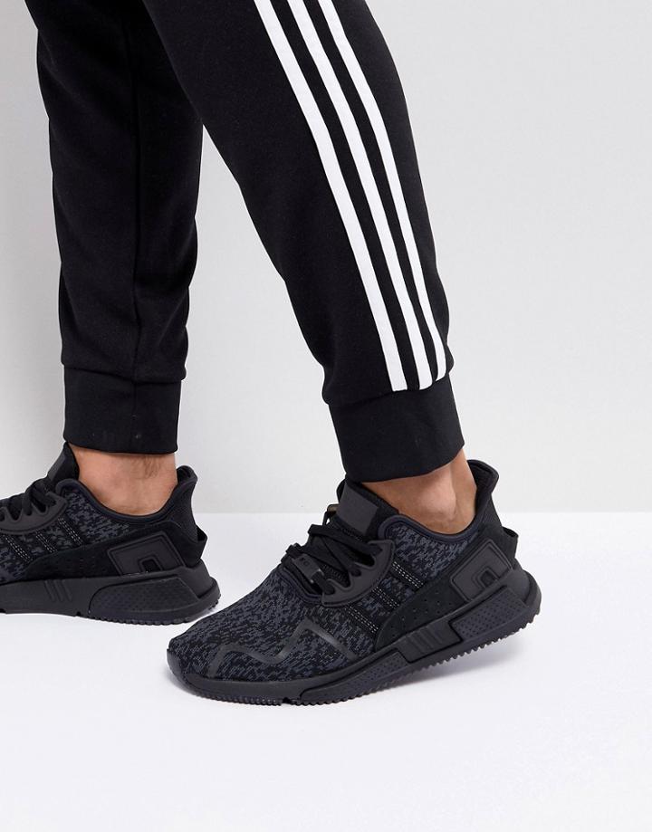 Adidas Originals Eqt Cushion Adv Sneakers In Black By9507 - Black