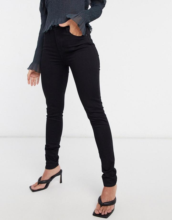 Levi's 721 High Waist Skinny Jeans In Black