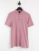 Boss Passenger Polo In Pink