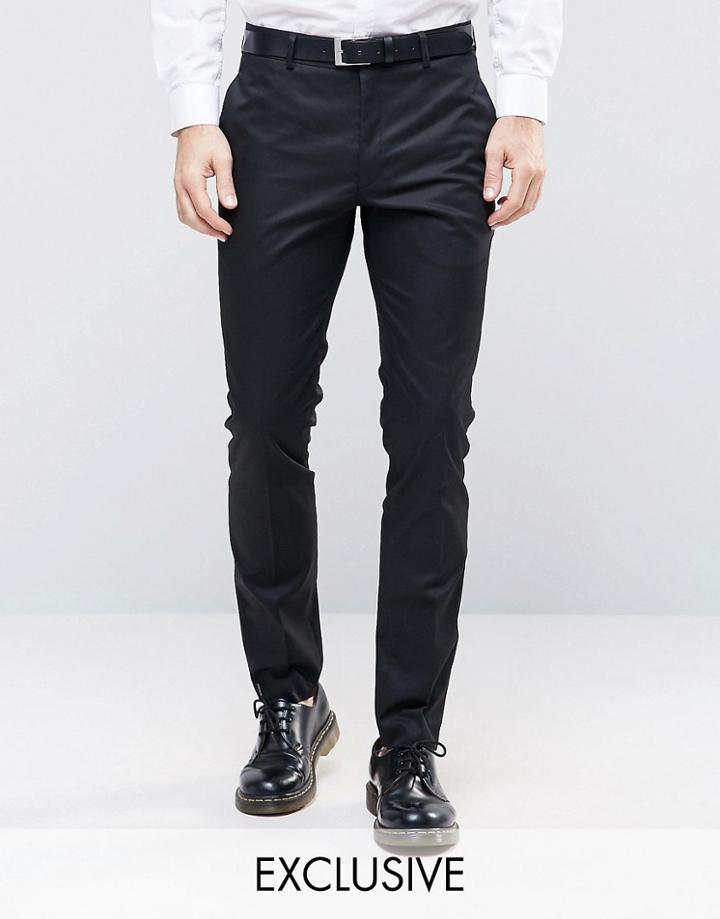 Religion Skinny Suit Pant - Black