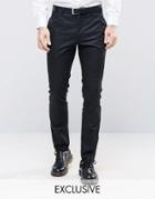 Religion Skinny Suit Pant - Black