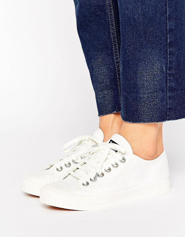 G-star Herringbone White Sneakers - White