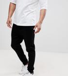 Asos Tall Drop Crotch Jeans In Black - Black