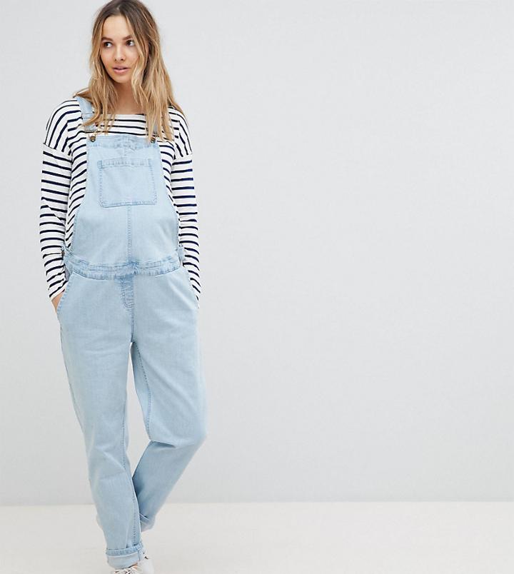 Bandia Maternity Overalls - Blue